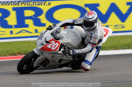 2010-05-09 Monza 0102 Ascari - Superstock 1000 - Warm Up - Sylvain Barrier - BMW S1000 RR